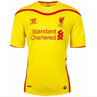 Đồng Phục LiverPool Sân Khách Vàng 2015 - May Đồ Thể Thao